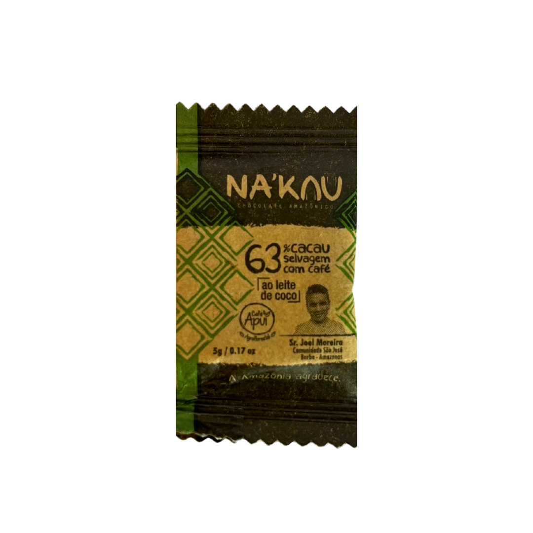 63% Cacau Orgânico com Café Apuí 5g