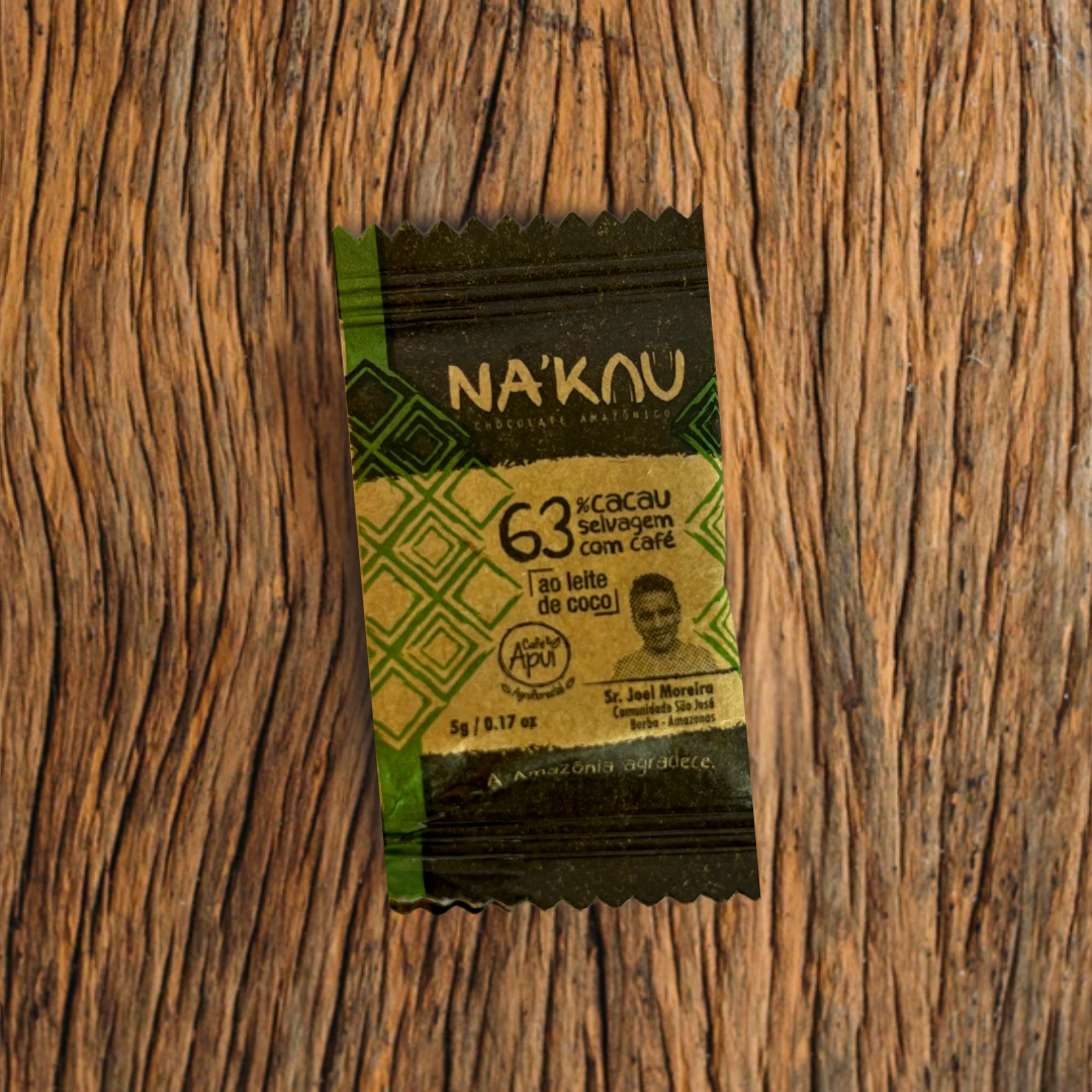63% Cacau Orgânico com Café Apuí 5g