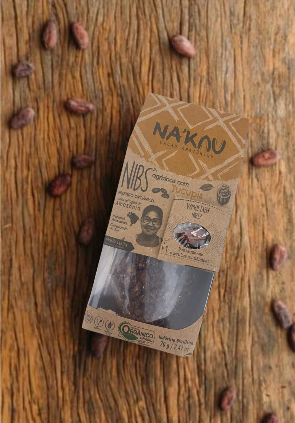 Nibs agridoce com Tucupi's